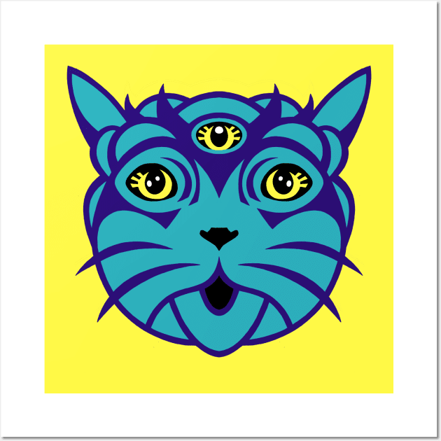 Electric Catnip Third Eye Wall Art by ElectricCatnip